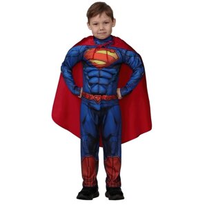 Карнавальный костюм "Супермэн" с мускулами Warner Brothers р. 122-64