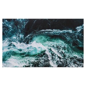 Картина на холсте "Морские волны" 60х100 см