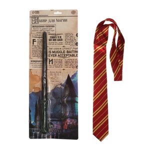 Набор для магии «Юный волшебник»очки+ палочка+ галстук)