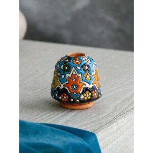 Ваза под благовония "Персия", керамика, микс, 7 см, Иран