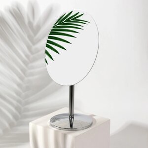 Зеркало настольное, зеркальная поверхность 14,5 19,5 см, цвет серебристый