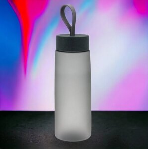 Бутылка для воды Aura 500 мл. Матовая, свободная от бисфенола А, Серый