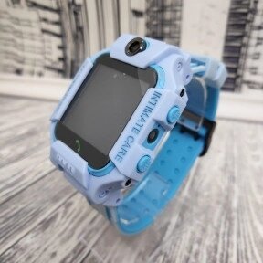 Часы детские Smart Watch Kids Baby Watch Q88 / Умные часы для детей Голубой корпус - голубой ремешок