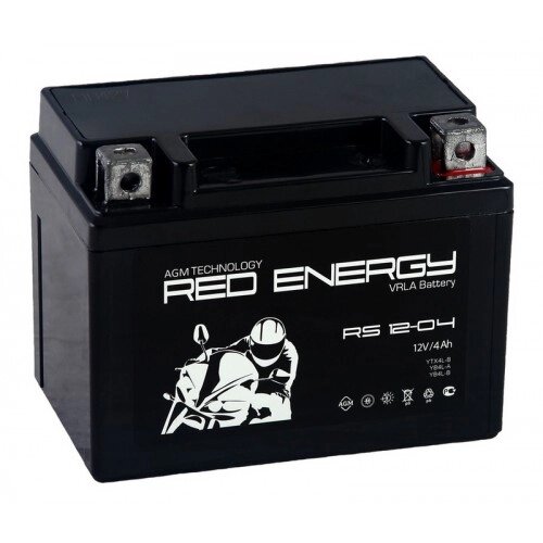 Аккумулятор Red Energy RS 12-04 12v 4ah от компании ООО "Энерджи Ритейл" - фото 1