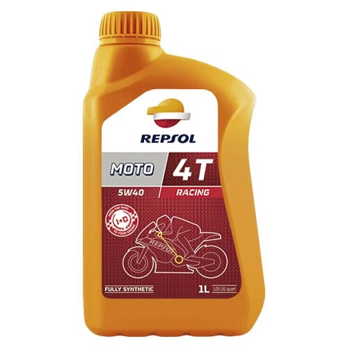 Масло четырехтактное 5W40 синтетическое REPSOL Moto Racing 4T 1 л от компании ООО "Энерджи Ритейл" - фото 1