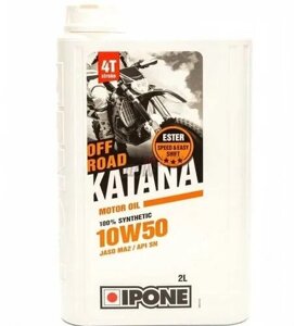 Масло для мотоцикла IPONE katana OFF ROAD 10W40 100% synthetic 4 л