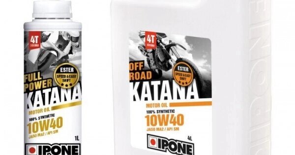 Масло для мотоцикла IPONE KATANA OFF ROAD 10W40 100% Synthetic 5 л от компании ООО "Энерджи Ритейл" - фото 1