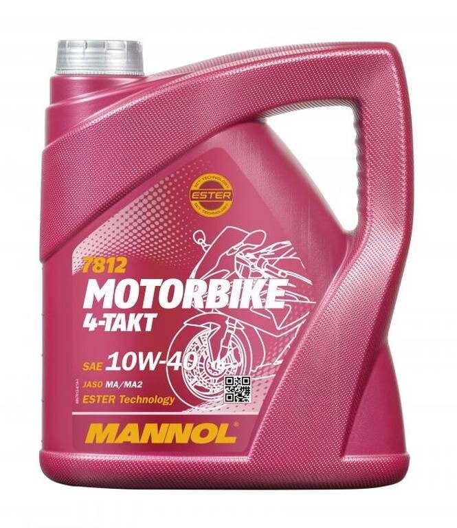 Масло Mannol Motorbike 4-Takt 7812 4л от компании ООО "Энерджи Ритейл" - фото 1