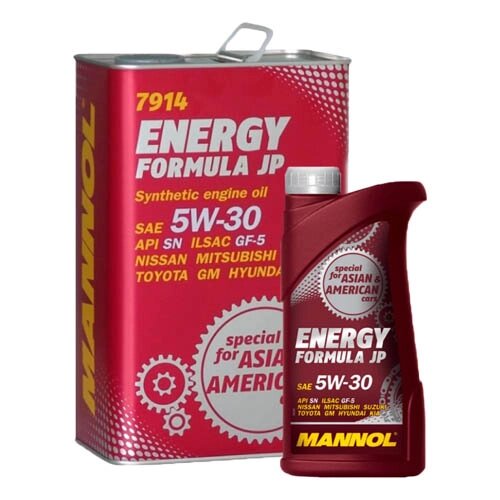 Масло моторное Mannol Energy Formula JP 5W-30 API SN 4л от компании ООО "Энерджи Ритейл" - фото 1