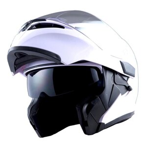 Мото шлем модуляр с очками M 1STORM JK89