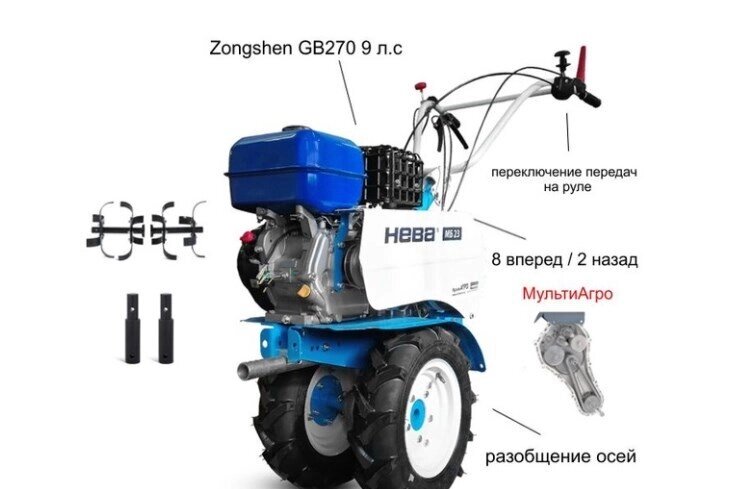 Мотоблок лифан Нева МБ23-Honda (GX270) от компании ООО "Энерджи Ритейл" - фото 1