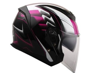 Мотоциклетный шлем открытый с очками L 1Storm JK526