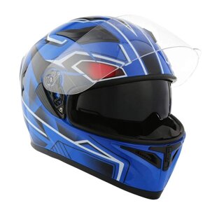 Мотошлем helmet с очками XL 1Storm JK316