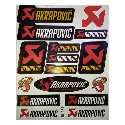 Наклейки Akrapovic A4 от компании ООО "Энерджи Ритейл" - фото 1