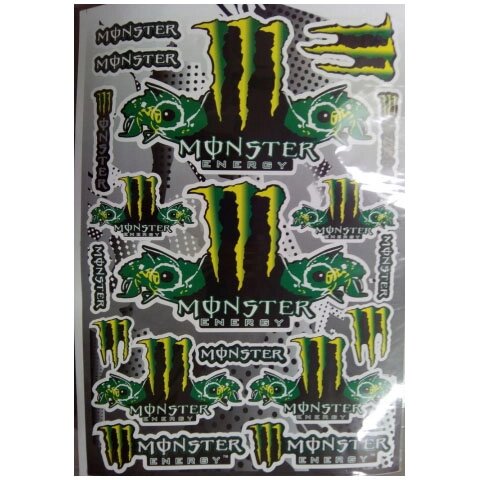 Наклейки на мотоцикл ENERGY MONSTER Fish от компании ООО "Энерджи Ритейл" - фото 1