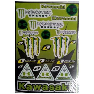 Наклейки на мотоцикл Kawasaki Monster