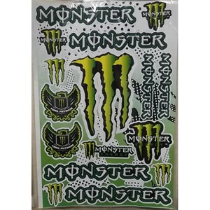 Наклейки на мотоцикл monster energy ARMY 14