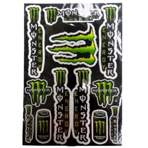 Наклейки на мототехнику monster energy