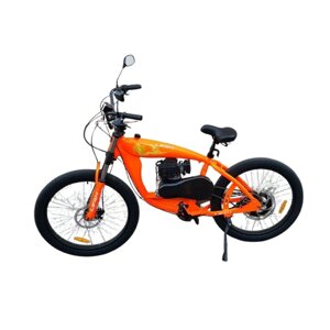 Фэтбайк LIFAN с веломотором LIFAN 152F-3 (4-х тактный) 79cc, мощность 4.5, скорость 55км/ч, вес 27кг, колеса 26*3.0"