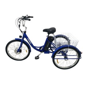 Электровелосипед трехколесный SB Fermer, мощность 250W, АКБ 15Ah, скорость 25км/ч, вес 47кг, колеса 24"