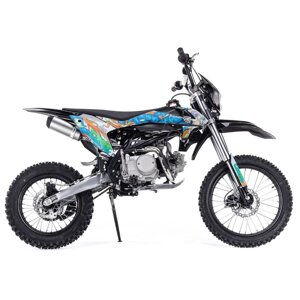 Питбайк SSSR CORE SA Blue White Monster, колеса 17/14"