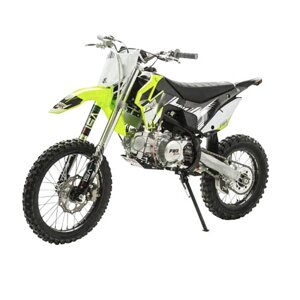 Питбайк PWR RACING FRZ 140, мощность 10.3, АКБ 12V 6.5Ah, скорость 85км/ч, вес 74кг, колеса 70/100-17"/90/100-14"""