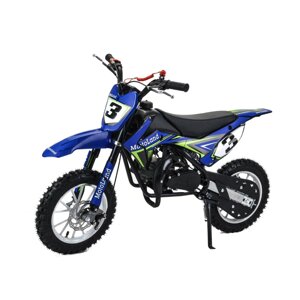 Питбайк Motoland XT50, мощность 2.7, скорость 60км/ч, вес 24кг, колеса 2.5/10/2.5/10"