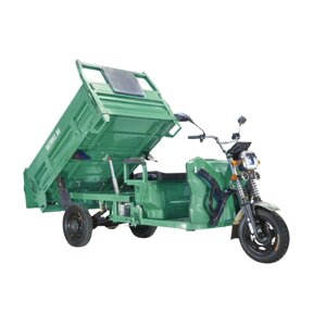 Грузовой электротрицикл Rutrike D5 1700 гидравлика 60V1200W, мощность 1200W, АКБ До 80Ah (в комплектацию не входит),