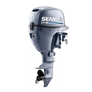 Лодочный мотор 4T Seanovo SNEF 15 HES EFI Enduro 15 л. с., мощность 15 л. с./11 кW, вес 57кг