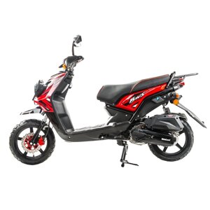 Скутер Motoland BWS 150, мощность 10, скорость 100км/ч, вес 90кг, колеса 130/60-13/130/60-13"