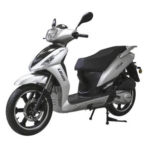 Скутер Lifan LF125T-9R, мощность 5.5, скорость 82км/ч, вес 127кг, колеса 100/80-16"