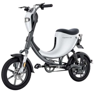 Электровелосипед Kugoo Kirin V2 2023, мощность 400W, скорость 45км/ч, пробег 35км, вес 33кг, колеса 14"