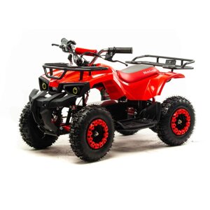 Квадроцикл электрический Motoland ATV E009 48V 1000W, АКБ 48V 12Ah, скорость 25км/ч, вес 38кг, колеса 18х9.5-6/19х7-6"