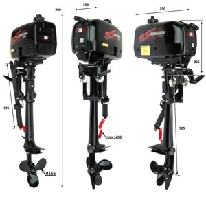 Лодочный мотор ZONGSHEN Zongshen T 3,
