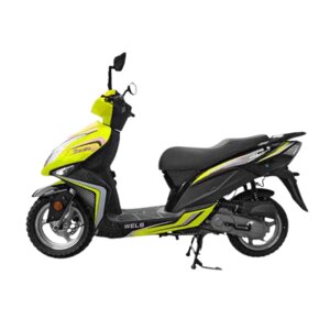 Скутер WELS Storm 150cc, мощность 10, скорость 100км/ч, вес 115кг, колеса 120/70-12/120/70-12"