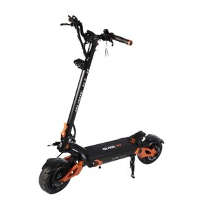 Электросамокат Teverun Blade GT II, мощность 5000W, АКБ 60V 26Ah, скорость 20 (85) км/ч, пробег 80км, вес 35кг, колеса