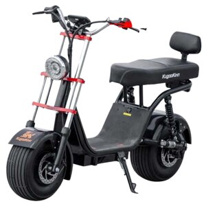 Электроскутер Kugoo Kirin C2 1000W, мощность 1000W, скорость 50км/ч, пробег 40км, вес 33кг, колеса 13"