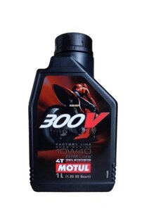 Масло для мотоцикла Motul 300V FL ROAD RACING 10W40 1л