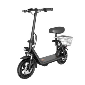 Электросамокат Kugoo Kirin C1 Plus 2024, мощность 500W, АКБ 48V 11Ah, скорость 45км/ч, пробег 35км, вес 21, колеса 12"