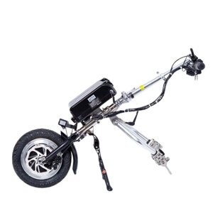 Электрический привод veloset для инвалидной коляски 500W , мощность 500W, АКБ 48V 15Аh, скорость 35, вес 18кг, колеса