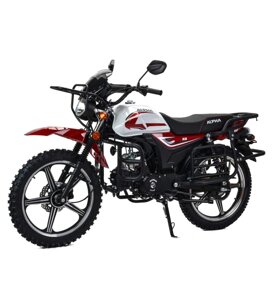 Мопед Motoland Альфа RS Forester 11 (LM48-B) 18/18 (A), мощность 5, вес 80кг, колеса 2.75-18(1.85)3.00-18(1.85)"