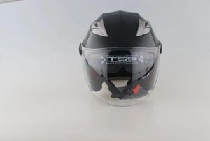 Шлем для мопеда BLD-708 черный гляней XL (61-62)