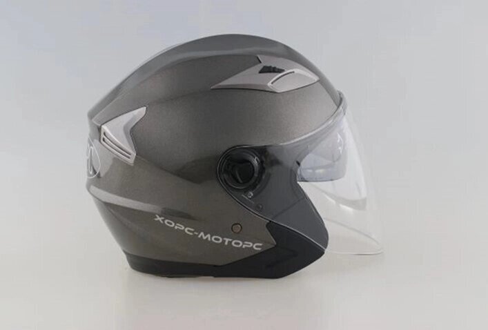 Шлем для мотоцикла BLD-708 серый M (57-58) от компании ООО "Энерджи Ритейл" - фото 1