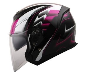 Шлем для мотоцикла открытый с очками M 1Storm JK526