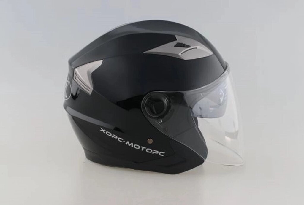 Шлем для скутера BLD-708 черный гляней M (57-58) от компании ООО "Энерджи Ритейл" - фото 1