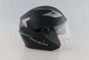 Шлем для скутера BLD-708 черный гляней M (57-58)