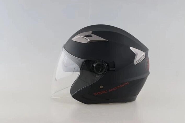 Шлем мото BLD-708 черный мат S (55-56) от компании ООО "Энерджи Ритейл" - фото 1