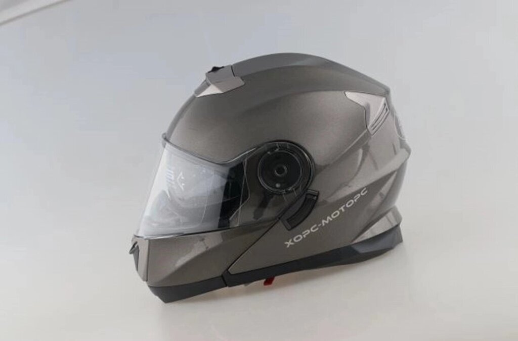 Шлем мотоциклиста BLD-160 серый M (57-58) от компании ООО "Энерджи Ритейл" - фото 1