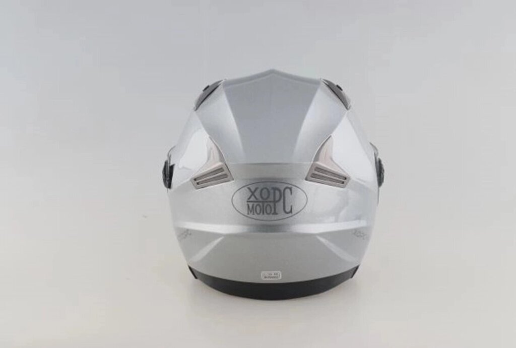 Шлем мотоциклиста BLD-708 серебристый XL (61-62) от компании ООО "Энерджи Ритейл" - фото 1