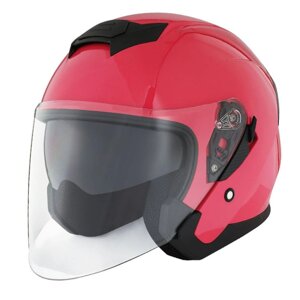 Шлем скутер с очками L 1Storm JK526